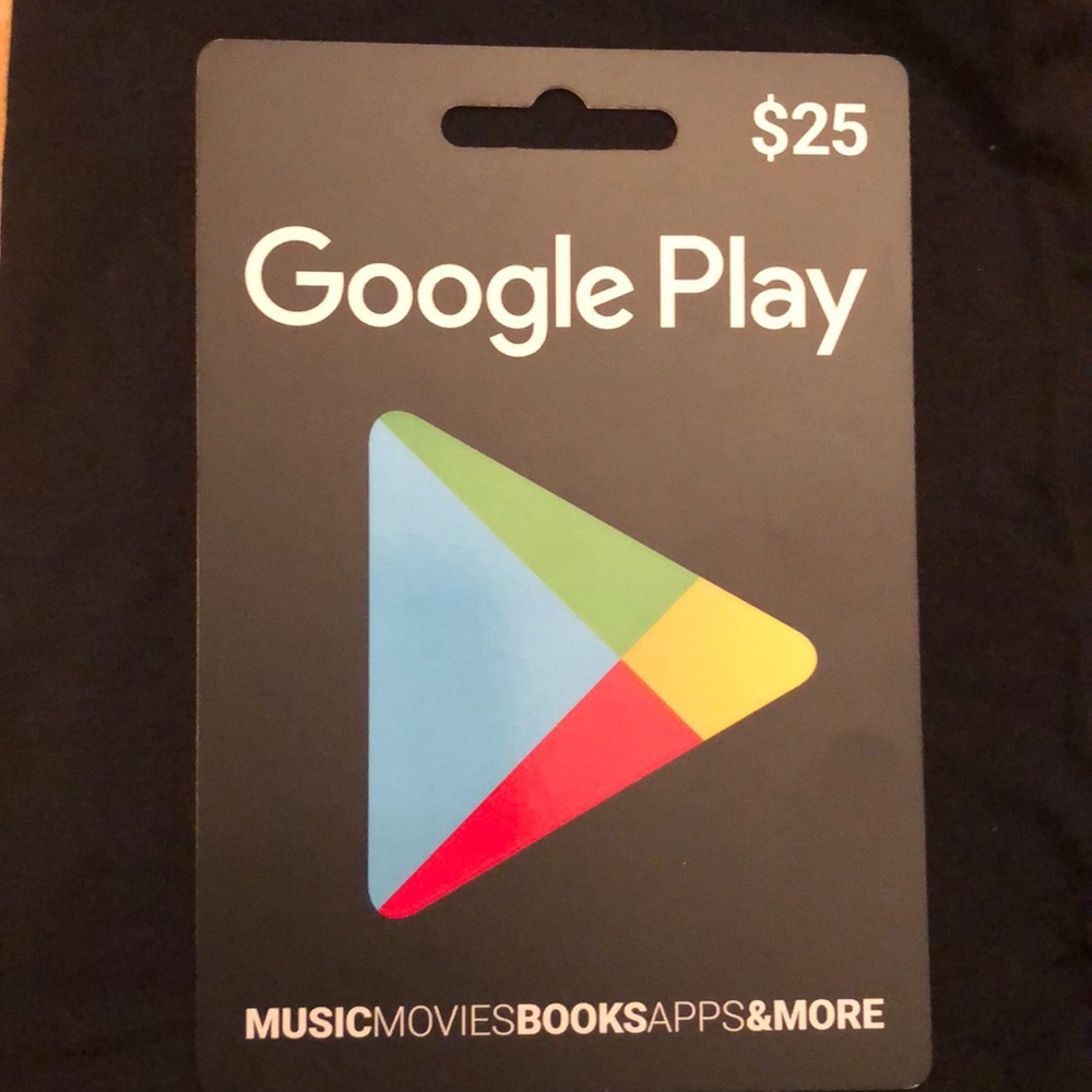 25 dollar google play gift card
